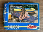 Vintage Sevylor Inflatable Camping Mattress CM3000 80" X 29" Signature Edition. Fixed Price $47.99.