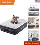 Air Mattress Full With Built-in Pump Portable Inflatable Bed For Home Camping. Fixed Price $130.86.