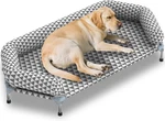 Orthopedic Elevated Bed With Bolster Raised Pet Cot For Medium Dogs 100 Lbs. Fixed Price $47.78.