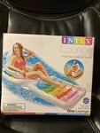 2014 New Box Intex Inflatable Folding Lounge Chair Pool Float Water. Fixed Price $34.99.