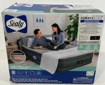 Sealy Alwayzaire Tough Guard Queen Mattress W/ Built-in Pump & Headboard New. Fixed Price $142.50.