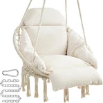 Hanging Chair Hammock W/ Large Thick Cushion Boho Swing Bedroom. Fixed Price $75.75.