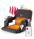 The Hot Seat Dual Heated Stadium Bleacher Reclining Padded Back Arm Support. Fixed Price $129.99.