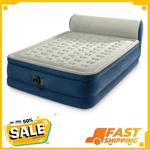 Intex Headboard 18" Queen Dura-beam Deluxe Raised Air Bed Mattress. Fixed Price $78.44.
