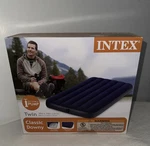 Intex Twin Size Classic Downy Inflatable Air Bed Mattress 68757WA (blue). Fixed Price $40.00.