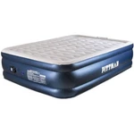 Inflatable Indoor Home Air Mattress -queen- 20" High With Built-in Pump Blue. Fixed Price $109.99.