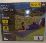 Avenli Flocked Air Bed Single 75" X 29" New Camping. Fixed Price $19.99.