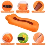 Inflatable Lounger Sofa Lazy Bed Travel Cammping Blow Up Beach Chair & Bag. Fixed Price $26.59.