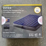 Intex SINGLE-10 High Airbed Mattress Dura-beam Standard Queen New Sealed. Fixed Price $15.99.