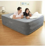 Intex Comfort Plush High Rise Dura Beam Air Bed Mattress Height 18H, Queen. Fixed Price $75.00.