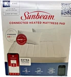 Sunbeam Wi-fi Connected Mattress Pad King Size White. Fixed Price $119.99.