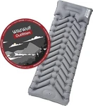 Wild Wolf Sleeping Pad, Ultralight Camping Mat With Pillow Built-in Foot Pump. Fixed Price $19.99.