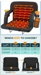 Hoperan 25 Dual-sided Heated Stadium Seats For Bleachers With Back Support, 3.... Fixed Price $43.45.