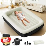 Deeteck Toddler Travel Bed, Inflatable Air Mattress, Electric Pump, 64". Fixed Price $150.99.