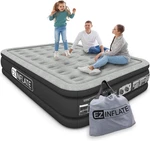 Ez Inflate Portable Blow Up Air Mattress For Camping & Travel, Grey - King 16". Fixed Price $65.99.