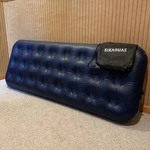 Sixaquae Camping Air Mattress, 9" Raised Inflatable Bed - Twin. Fixed Price $18.50.