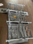 Frontgate Ez Bed Portable Foldable Wheeled Queen Frame Gray. Fixed Price $59.99.