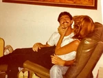 Ge Photo Cute Couple Smile Recliner Chair 1970'S Pretty Mystery Woman Handsome. Fixed Price $6.95.