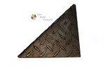 (2) Trailer Step Fender Corner Diamond Plate Brackets 11GA Weld 1000104. Fixed Price $43.84.