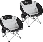 Kingcamp Moon Saucer Camping Padded X-large, BLACK/MEDIUMGREY-2 Pack. Fixed Price $242.19.