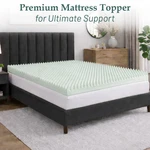 Continental Sleep, 3-INCH Convoluted High Density Foam Mattress Topper.. Fixed Price $53.90.