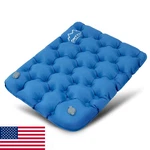 Ontyzz Light Blue Inflatable Seat Cushion Portable Stadium Pad Waterproof. Fixed Price $26.98.