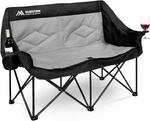 2 Person Camping Chair Oversized Loveseat Double Grey. Fixed Price $131.77.