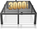 Heavy Duty 14" Queen Metal Bed Frame With Steel Slats - No Box Spring Needed. Fixed Price $182.99.