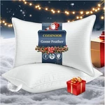 Cozsinoor Soft Goose Feather Pillows Queen Size Set 2 - Hotel Down Bed. Fixed Price $50.00.