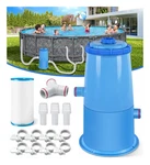 Filter Pump 1000 Gph Above Ground Type Cartridge Blue Deeprclean Pools. Fixed Price $89.99.