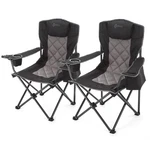 Arrowhead Outdoor 2-PACK Portable Deluxe Folding Camp Standard, Black 2PACK. Fixed Price $155.29.