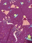 Wildkin Kids Girls Princess Castle Pink Purple Flannel Cotton/poly Sleeping Bag. Fixed Price $21.99.
