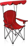 Chairs With Shade Canopy Folding Camping Recliner Support 350 Lbs. Fixed Price $89.99.