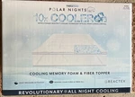 Cleveland Ohio Therapedic Polar Nights Cooling King Memory Foam & Fiber Topper. Fixed Price $95.00.