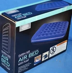 Living Solutions 80IN X 60IN 8.5IN Queen Size Air Bed With 110-120V Ac Pump. Fixed Price $29.95.