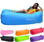 Beiruoyu Inflatable Lounger Chair Sofa Bed Sleeping Bag Couch Full, Blue. Fixed Price $45.90.