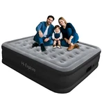 Hi Explore Air Mattress Queen With Built Pump Raised, Comfort Plush, Inf. Fixed Price $265.99.