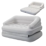 Raptavis Inflatable Sofa Bed For Camping, Pool Float Couch Flocked Full, Grey. Fixed Price $102.36.