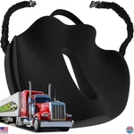 Large Truck Seat Cushion Upgraded Memory Foam, Certipur-us, Black, Pain Relief. Fixed Price $80.87.