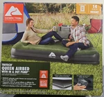 Ozark Trail Tritech Queen Size Airbed 14" Height With In & Out Pump - 660LBS. Fixed Price $40.00.