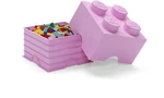 Lego Stackable Storage Brick With 4 Knobs, Light New Toy Purple,. Fixed Price $27.99.
