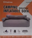 Kingcamp Camping Inflatable Gray Double Sofa Indoor/outdoor Sealed/box Damage. Fixed Price $99.84.