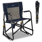 Gci Outdoor Freestyle Rocker Camping Chair Indigo Blue Portable. Fixed Price $124.99.