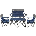 Northroad Folding Camping Chair Set Of 4,PORTABLE Collapsible Onesize, Blue. Fixed Price $180.16.