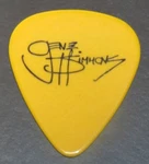 Kiss Gene Simmons Lick Up Guitar Pick 1983-84. Fixed Price $125.00.