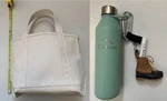 L.l.bean Heavy Canvas Tote Bag, Water Bottle, & Keychain Gift Pack. Fixed Price $49.00.