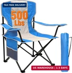Diamondforge High Back Camping Adult, Portable Folding Chair, Out. Fixed Price $70.28.