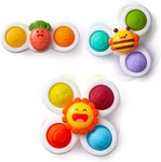 Likee Suction Cup Spinner Sensory Bath Toy Baby Toddler Travel Airplane 10M+. Fixed Price $7.59.