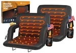 Hoperan Heated Stadium Seats For Bleachers With Back Support Wide Cushion, Ex.... Fixed Price $175.18.