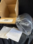 Brand New Coleman 15 Degree #8985-555 Sleeping Bag Black Sealed 2 Avail. Fixed Price $39.99.